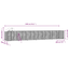 vidaXL Perrera de exterior con techo acero galvanizado plata 6x2x2,5 m, , large indicador imagen numero 13